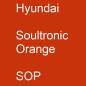 Preview: Hyundai, Soultronic Orange, SOP.